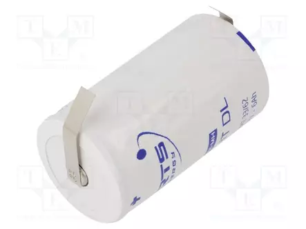 AKKU: NI-MH - D - 1,2V - 6450MAH - JUOTOSLEVYT - Ø32,15X58,2MM - -20÷85°C - Akut - ACCU-VHTD - 1