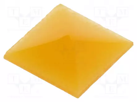 KYTKIMEN HATTU UB-SARJA - 10,35X10,35X0,5MM - ORANSSINKELTAINEN - UB - Standardikytkimet - AT4075D - 1