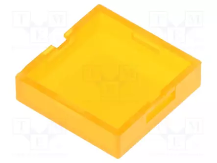 KYTKIMEN HATTU 12X12X3MM - ORANSSINKELTAINEN - UB - Standardikytkimet - AT4074D - 2