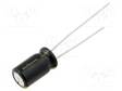 ELEKTROLYYTTIKONDENSAATTORI - THT - 2200UF - 35VDC - Bipolaarikondensaattorit - UKW1V222MHD - 1