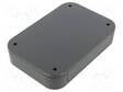 LAITEKOTELO - PF - X: 175MM - Y: 120MM - Z: 35MM - ABS - TUMMANHARMAA - Paneelikotelot - TKC-PF18-4-12D - 2