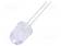 LED - VIHREÄ - 10MM - 7000MCD - 30° - ETUOSA: KUPERA - 3÷13VDC - Pyöreät LEDit - OSG58AA131A-VVLED - 1