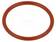 O-RENGAS - SILIKONI - PAKS.: 2,5MM - SISÄØ: 17MM - PUNAINEN - Tekniset tiivisteet - O-17X2.5-SI-RD - 1
