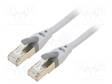 PATCH KAAPELI - S/FTP - CAT: 6A - RJ45-PISTOKE,MOLEMMIN PUOLIN - OFC - RJ45 Ethernet kaapelit - IBHHD - 1