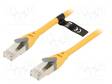 PATCH KAAPELI - S/FTP - CAT 6A - RJ45-PISTOKE,MOLEMMIN PUOLIN - OFC - RJ45 Ethernet kaapelit - IBHYD - 1