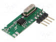 RF - AM-VASTAANOTIN - ASK,OOK - 433,92MHZ - -114DBM - THT - RF moduulit - RFM210LCF-433D - 1