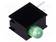 LED - KOTELOSSA - 3MM - DIODIEN LM: 1 - VIHREÄ - 20MA - 80° - 20÷30MCD - Merkkivalot ja pienoislamput - H30E-1GD - 1