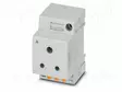 KOJELIITIN RUNKO NAARAS - 6A - PIN: 3 - DIN-KISKOLLE - Kiskoliittimet - EO-DPTLED - 1