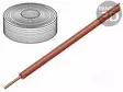 JOHTO - H05V-U - 0,75MM2 - RAUTACU - PVC - PUNAINEN - 300V,500V - Monisäikeiset asennuskaapelit - H05V-U-075-RD - 1