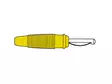 FULLY MATING WIRE PLUG PASSTHROUGH, YELLOW, 4mm, SOLDER CONNECTION - VQ30 - Hirschman liittimet ja adapterit - HM1430D - 1