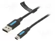 KAAPELI - USB 2.0 - USB A PISTOKE,USB B PIENOISPISTOKE - 0,5M - PVC - USB kaapelit ja adapterit - COMBD - 1