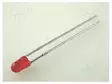 LED - PUNAINEN - 3MM - 0,8÷5MCD - 60° - ETUOSA: KUPERA - 1,75÷2,5VDC - Pyöreät LEDit - L-934LID - 1
