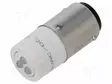 LED LAMPPU - VALKOINEN - BA15D - 24VDC - 24VAC - MUOVI - -20÷60°C - Merkkivalot ja pienoislamput - 1863035W3D - 1