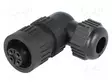 NAARASLIITIN - IP67 - PIN: 4(3+1) - 3+PE - 16A - 400V - CA liittimet - CA3WLD - 1