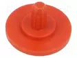 NUPPI - KIERTONUPPI,ILMAISINTEN KANSSA - PUNAINEN - MUOVI - 9,5X1MM - Potentiometrien nupit - 5039RED - 2