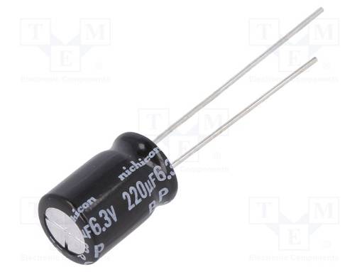 ELEKTROLYYTTIKONDENSAATTORI - BIPOLAARINEN - THT - Bipolaarikondensaattorit - UEP0J221MPD - 1