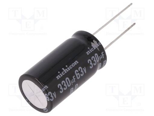 ELEKTROLYYTTIKONDENSAATTORI - BIPOLAARINEN - THT - Bipolaarikondensaattorit - UEP1J331MHD - 1
