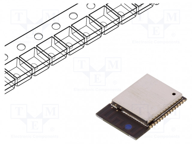 IOT MODUULI - BLUETOOTH: BLE - 20DBM - WIFI - PCB - SMD - 18X25,5X3,1MM - IoT (WiFi/Bluetooth) moduulit - ESP32-WROOM-32D - 1