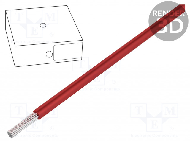 KYTKENTÄJOHTO - ÖLFLEX® WIRE MS 2.1 - CU - 16MM2 - PVC - PUNAINEN - Yksisäikeiset asennuskaapelit - MS-SC2.1-16RD - 1