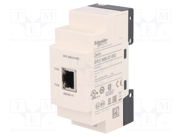 AUTOMATION MODULE: COMMUNICATION - OUT 1: RS485 MODBUS RTU - Ohjelmoitavat releet - SR3MBU01BD - 1