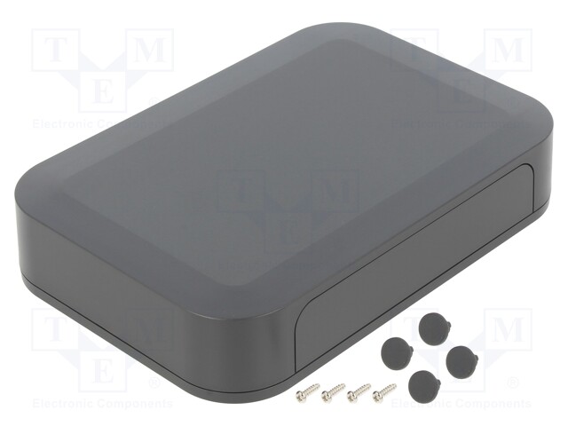 LAITEKOTELO - PF - X: 175MM - Y: 120MM - Z: 35MM - ABS - TUMMANHARMAA - Paneelikotelot - TKC-PF18-4-12D - 1