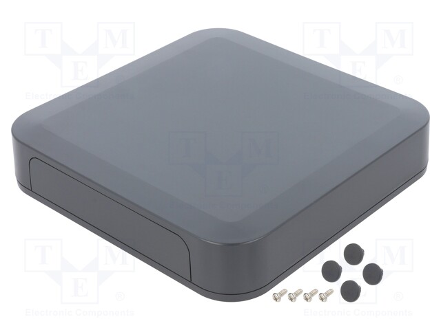 LAITEKOTELO - PF - X: 200MM - Y: 200MM - Z: 40MM - ABS - TUMMANHARMAA - Paneelikotelot - TKC-PF20-4-20D - 1