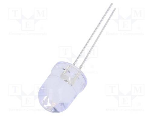 LED - ORANSSI - 10MM - 4200MCD - 30° - ETUOSA: KUPERA - 3÷13VDC - Pyöreät LEDit - OSO5PAA131A-VVLED - 1