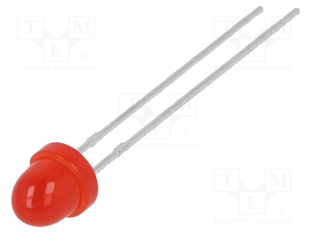 LED - PUNAINEN - 5MM - 40MCD - 60° - ETUOSA: KUPERA - 2÷2,5VDC - -40÷85°C - Pyöreät LEDit - SSL-LX5063ID - 1