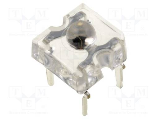 LED SUPER FLUX - KELTAINEN - 7,62X7,62MM - 4000MCD - 60° - 20MA - Super Flux LEDit - OS5YPMZ161D - 1