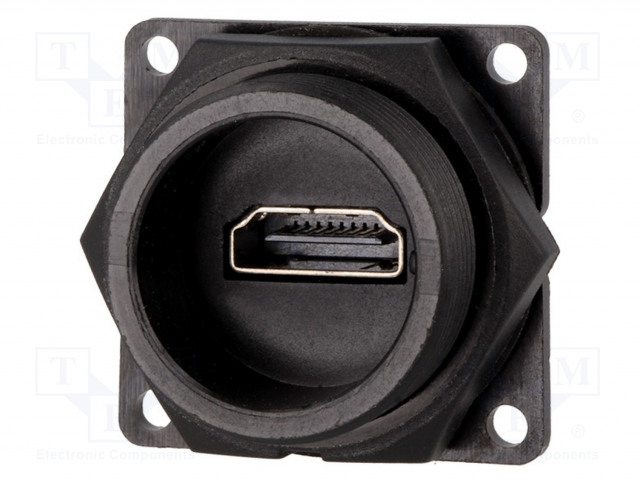 LIITIN: HDMI - PISTORASIA - DATA-CON-X - THT - IP67,IP68 - HDMI liittimet - DCP-HDMIB-HD - 1