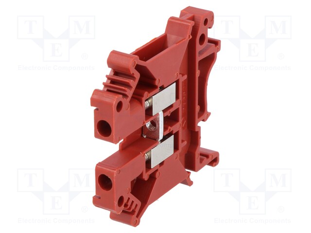 LIITIN: KISKO-PC - 32A - 800V - PUNAINEN - L: 42,5MM - 0,2÷4MM2 - NAVAT: 1 - Kiskoliittimet - PC-4-RD - 1