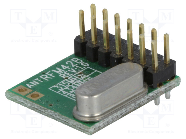 MODUULI: RF - FM-LÄHETIN - FSK - 868MHZ - SPI - 1,8÷3,6VDC - 20DBM - THT - RF moduulit - RFM42-868-D - 1