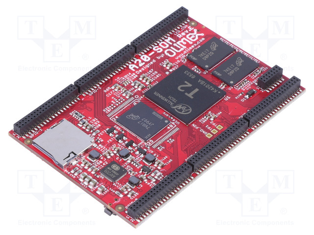 SOM - CORTEX A7 - 1GBRAM,8GBFLASH - ARM A20 DUAL-CORE - IDC40 X6 - Muut mikrokontrollerit - T2-SOM-E8GS16M-IND - 1