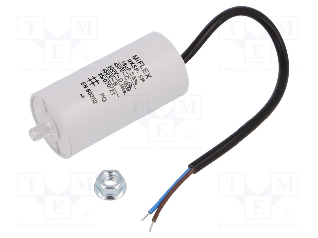 POLYPROPYLEENIKONDENSAATTORI - MOOTTOREIHIN, TYÖHÖN - 18UF - Moottorikondensaattorit - I15KV618K-D - 1