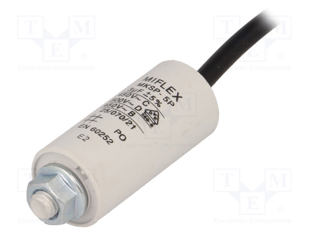 POLYPROPYLEENIKONDENSAATTORI - MOOTTOREIHIN, TYÖHÖN - 3UF - 450V - Moottorikondensaattorit - I15KV530K-D - 1