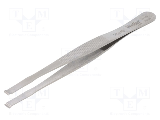 PINSETTI - 120MM - TARKKOIHIN TÖIHIN - TERÄN KÄRJEN MUOTO: KOUKKU - Tarkkuus-atulat ja pinsetit - WEL.150SAD - 1