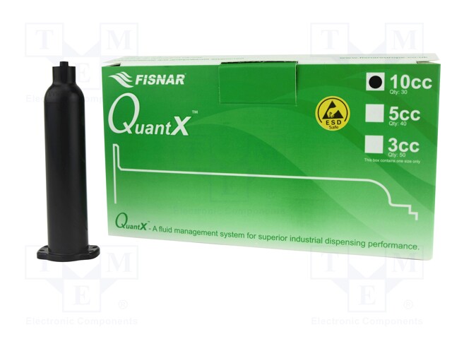 RUISKUN RUNKO - 10ML - MUSTA - LUER LOCK - ANNOSTELULAITTEITA VARTEN - Jakelulaitteet ja lisätarvikkeet - FIS-BARQX-10-ESD - 1