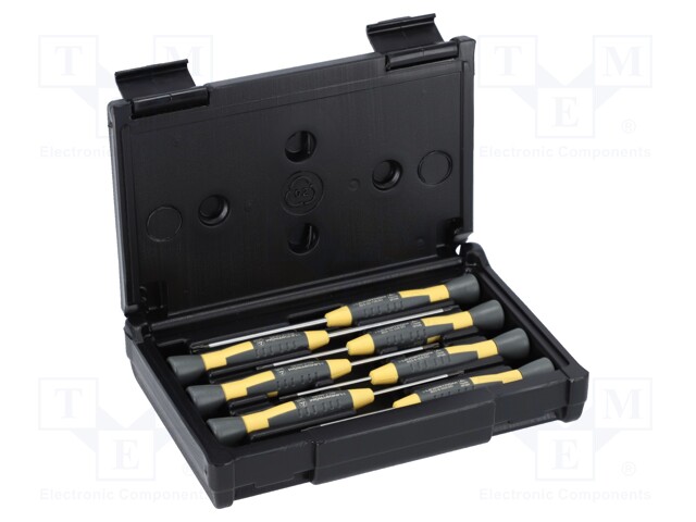 SCREWDRIVER: PRECISION-SET - TORX® - ESD - 7PCS. - Ruuvimeisselit ja sarjat - SA.803-7ESD - 1