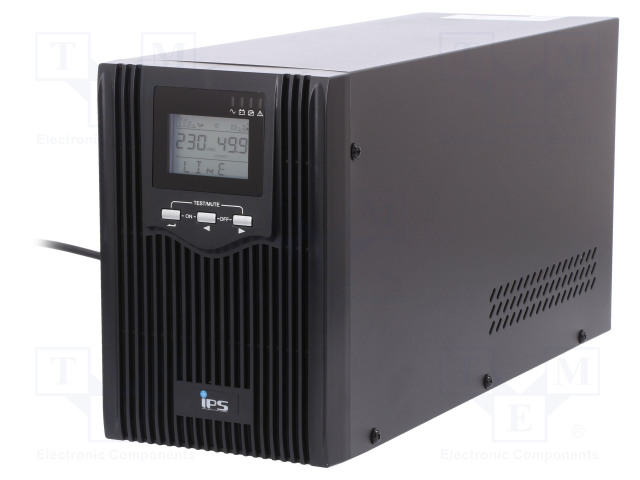 UPS VIRTALÄHDE - 1,8KW - 2KVA - 230V - IEC C13 X6,USB B-PISTORASIA - UPS ja tietokeneen virtalähteet - TS1-LI-2K0-MC-LCD - 1