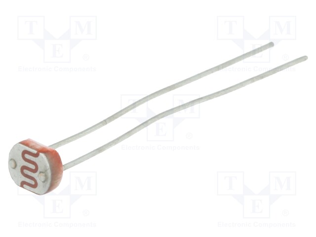 VALOVASTUS - 100MW - 8÷20KOHM - 560NM - THT - 150VDC - ØLED: 5MM - Metallikalvovastukset - PGM5626D - 1