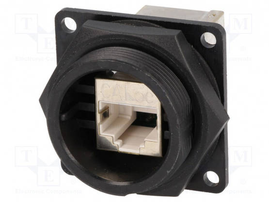 LIITIN: RJ45 - PISTORASIA - DC - PIN: 8 - CAT: 5E - SUOJATTU - 8P8C - IDC - RJ liittimet - DCP-RJ5ST-SD - 1