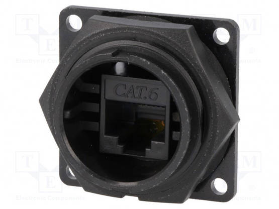 LIITIN: RJ45 - PISTORASIA - DC - PIN: 8 - CAT: 6 - SUOJAAMATTOMAT - 8P8C - RJ liittimet - DCP-RJ6B-SD - 1