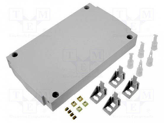 SARANOITU ETUPANEELI - POLYKARBONAATTI - W: 162MM - L: 279MM - CAB - Koteloiden lisätarvikkeet - FP3020D - 1