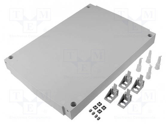 SARANOITU ETUPANEELI - POLYKARBONAATTI - W: 262MM - L: 379MM - CAB - Koteloiden lisätarvikkeet - FP4030D - 1