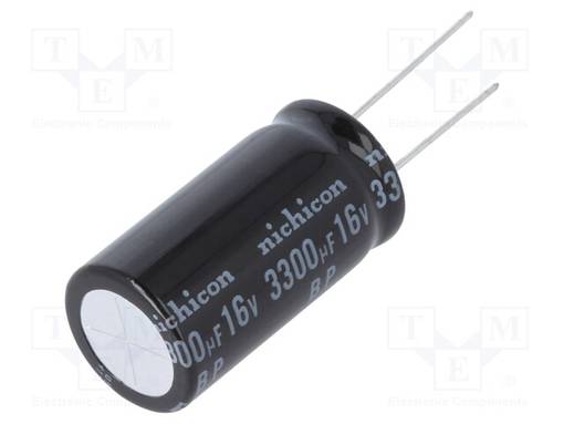 ELEKTROLYYTTIKONDENSAATTORI - BIPOLAARINEN - THT - Bipolaarikondensaattorit - UEP1C332MHD - 1