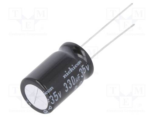 ELEKTROLYYTTIKONDENSAATTORI - BIPOLAARINEN - THT - Bipolaarikondensaattorit - UEP1V331MHD - 1