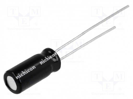 ELEKTROLYYTTIKONDENSAATTORI - BIPOLAARINEN - THT - Elektrolyyttikondensaattorit - pysty - UVP2A221MHD - 1