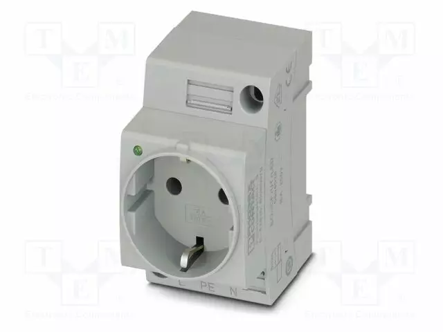 KOJELIITIN RUNKO NAARAS - 16A - PIN: 3 - DIN-KISKOLLE - Kiskoliittimet - EO-CFUTLED - 1