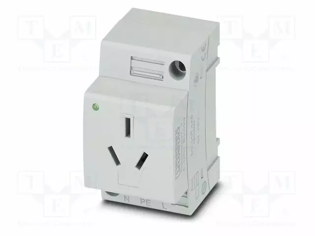 KOJELIITIN RUNKO NAARAS - 10A - PIN: 3 - DIN-KISKOLLE - Kiskoliittimet - EO-IUTLED - 1