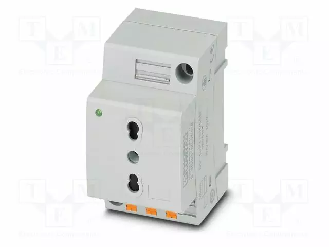 KOJELIITIN RUNKO NAARAS - 16A - PIN: 3 - DIN-KISKOLLE - Kiskoliittimet - EO-LPTSHLED - 1